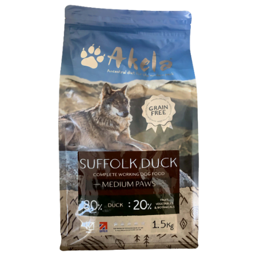 Akela dry Suffolk Duck Medium paws